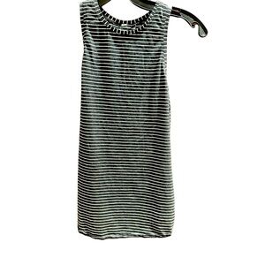 Lululemon All Tied Up Tank Top *Pima Cotton Black and White Stripe Size 6